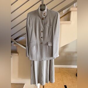 Vintage DKNY gray skirt set